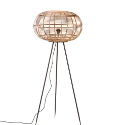 Lamparas De Pie<CASA Zanzi Lampara De Pie E27 Natural